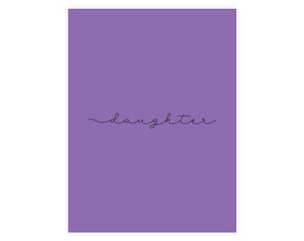 Daughter - Postcard Bundles (envelopes not included)