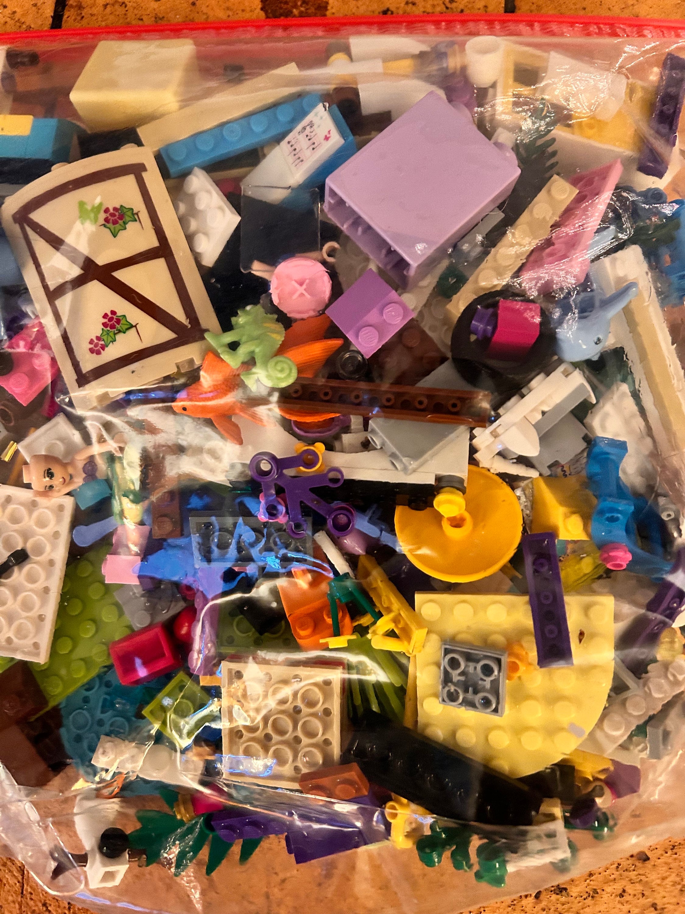 LEGOS One Gallon Bag Miscellaneous Pieces Etsy