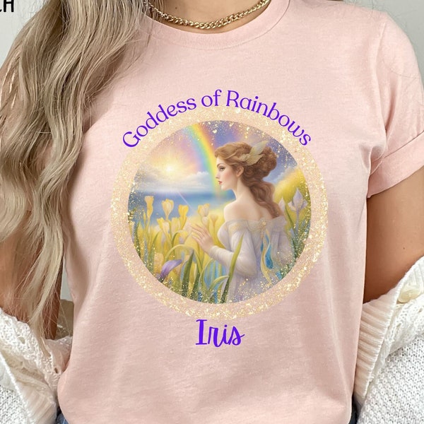 Greek Goddess Iris T-Shirt Greek Mythology Greek Shirt Greek Gods Mythology Shirt Magical Shirt Goddess Costume Mystical Witchy Aesthetic