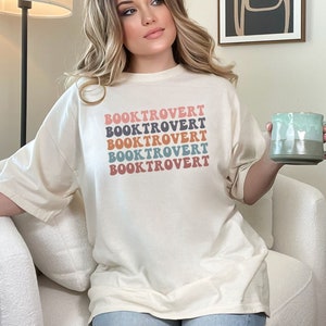 Booktrovert T-Shirt, Book Lover Shirt, Bookish Shirt, Reading Shirt, Library Lover Shirt, Bookworm Shirt, Literature Shirt, Librarian Shirt