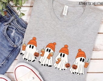 Halloween Ghost Shirt, Cute Ghost Shirt, Cute Fall Shirt, Spooky Season Shirt, Gift For Halloween, Cute Halloween Shirt, Funny Ghost Shirt