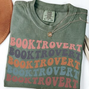 Booktrovert T-Shirt, Book Lover Shirt, Bookish Shirt, Reading Shirt, Library Lover Shirt, Bookworm Shirt, Literature Shirt, Librarian Shirt