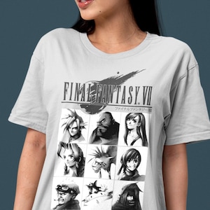 FINAL FANTASY VII PC版 Tシャツ ホワイト ファイナルファンタジーVII リバース Tシャツ セフィロス（ホワイト