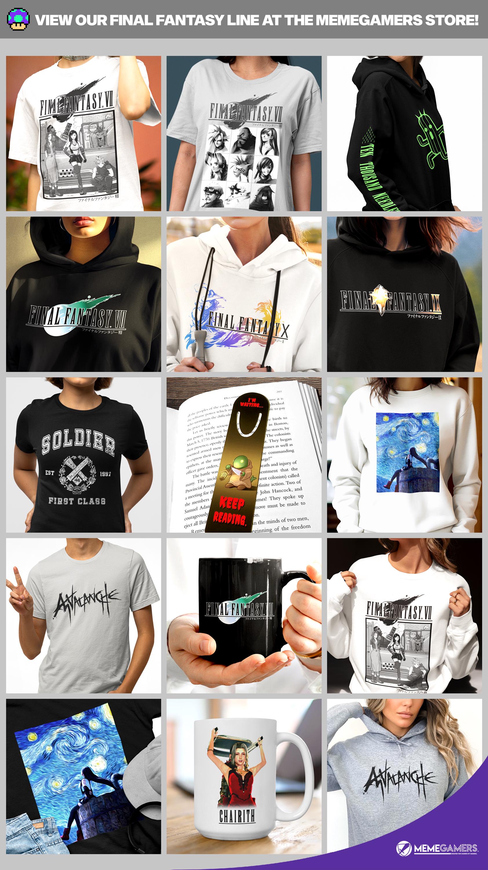 Final Fantasy 7 Tshirt - Road Trip, Unisex Garment-dyed T-shirt