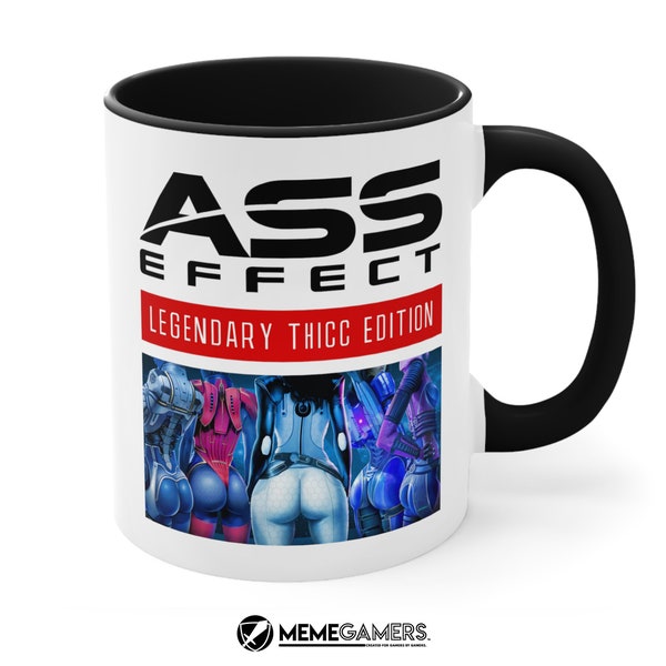 Mass Effect - Ass Effect, Legendary Thicc Edition - White Mug 11oz
