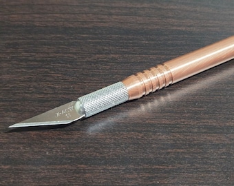 X-Acto-handgreep #1, rond koper