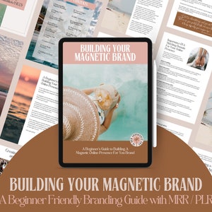 Magnetic Branding eBook With PLR And MRR, Branding Guide, Attraction Marketing Course, Digital Marketing MRR, Digital Products Per Templates