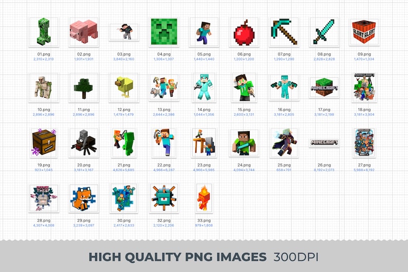 Minecraft PNG, Imágenes Prediseñadas de Minecraft, Paquete de Minecraft imagen 2