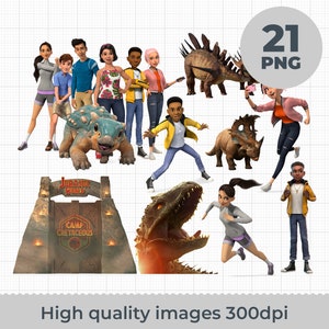 Jurassic world Camp Cretaceous png, Camp Cretaceous png, Camp Cretaceous characters, Jurassic world Camp Cretaceous clipart