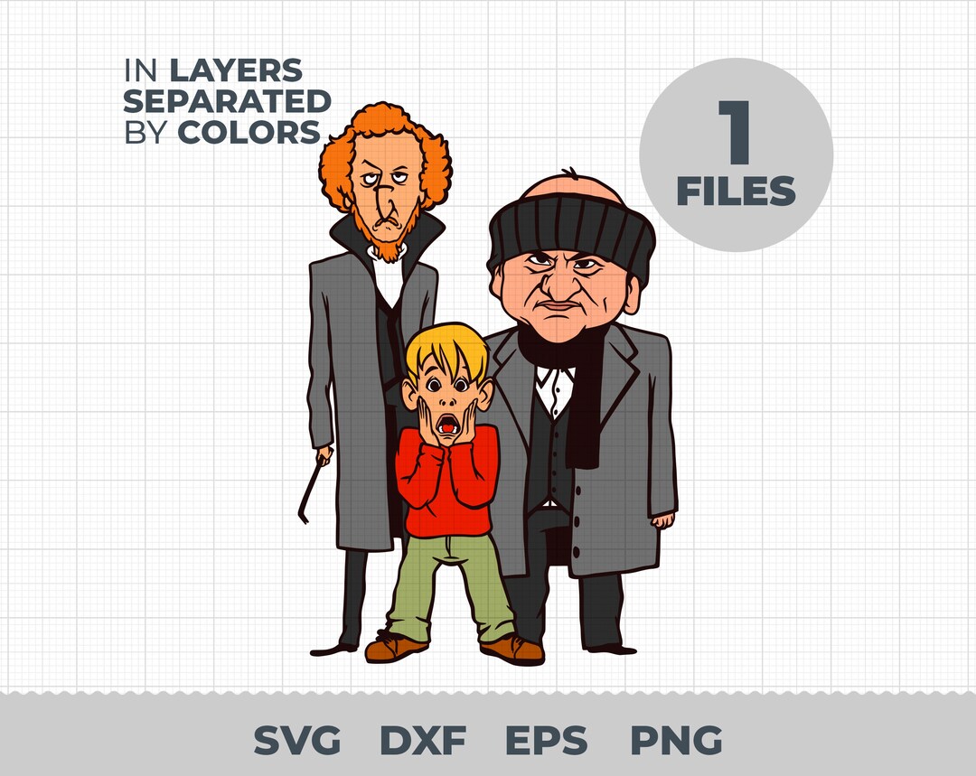 Home Alone SVG Kevin Svg Christmas Kevin Svg Kevin - Etsy