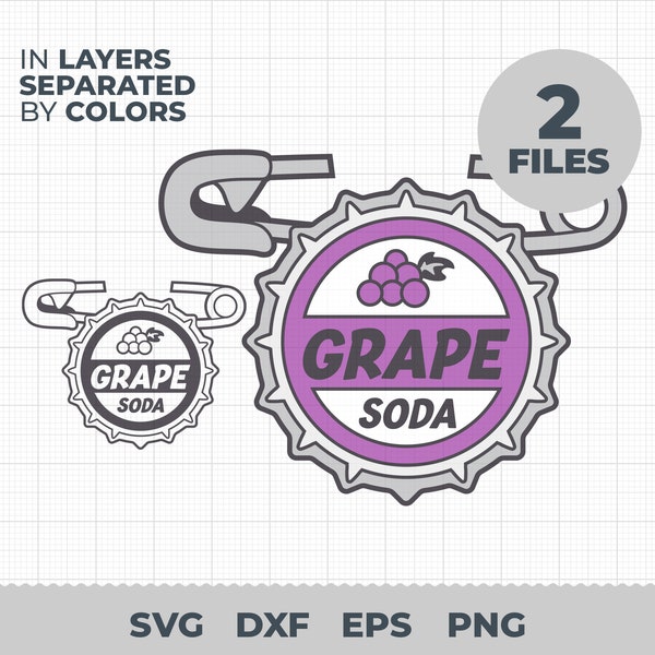 Grape soda svg, Grape Soda SVG Up movie, Layered by colour, Up movie svg, Instant download