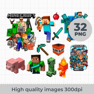 Minecraft PNG, Imágenes Prediseñadas de Minecraft, Paquete de Minecraft imagen 1