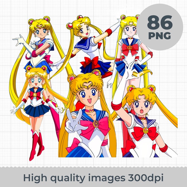 Sailor Moon PNG, Sailor Moon characters, Sailor Moon images, Sailor Moon Clipart