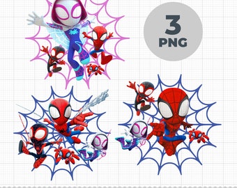 Spidey and His Amazing Friends birthday, Spidey png, jpg, Spidey Sublimation