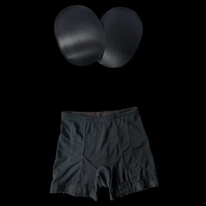 black hip pads butt foam pads enhancer compression control shapewear shorts