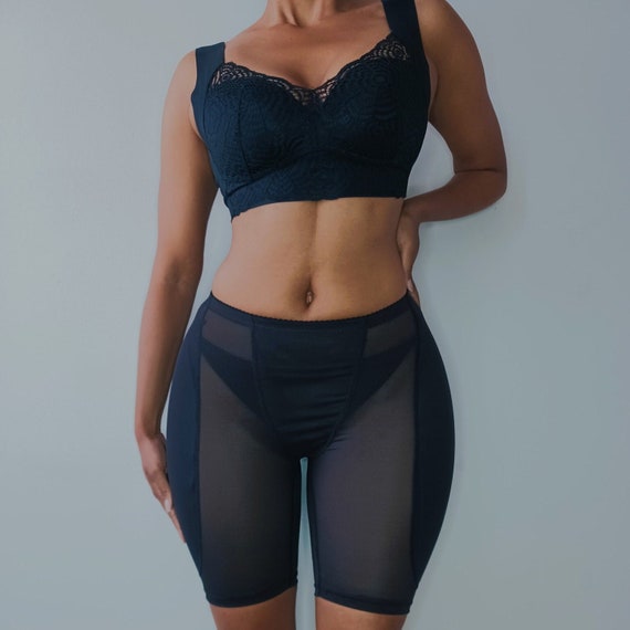 Hourglass Padded Hip Panty Butt Lift Low Waist BBL Shapewear Shorts