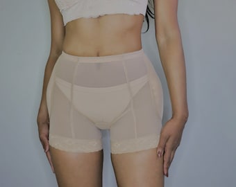 High Quality Low Waist Padded Instant Hip Dip Enhancer & Butt Lifter Body Shaper Panty with Snaps