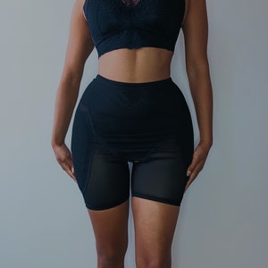 High Quality High Waist Compression Band Hip & Butt Pad Shaper BBL Shorts | Hourglass Hip Dip Enhancer