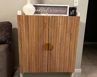 7 Tier Holz Schuhschrank mit Türen | Schuhaufbewahrung | Schuhregal | Schuh Organizer | Eingangsbereich Schuhregal | Schuhregal