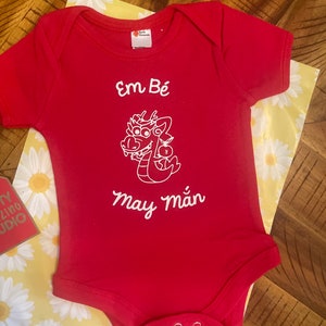 2025 Year of Snake Lunar New Year - Tết - Vietnamese Tet Baby Onesie
