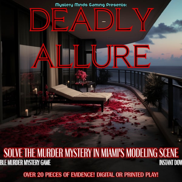 Deadly Allure: Digital Murder Mystery Game