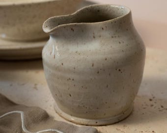 Handmade Ceramic Creamer Pitcher. Latte, Coffee and Tea Mug Creamer