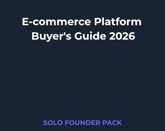 Guía del comprador de plataformas de comercio electrónico 2026 | Guía experta en PDF | Descarga instantánea