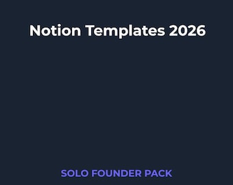 Notion Templates Playbook 2026 | Seller Guide PDF | Digital Instant Download