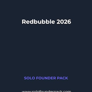 Redbubble Playbook 2026 | Seller Guide PDF | Digital Instant Download