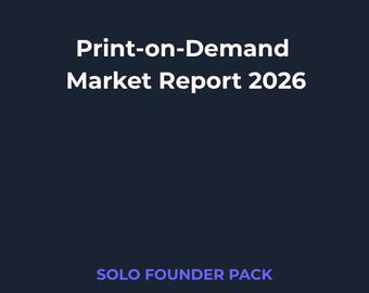 Informe de mercado de impresión bajo demanda 2026 | Análisis del sector en PDF | Descarga instantánea