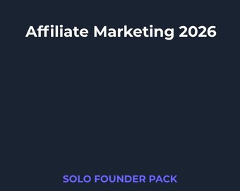 Manual de Marketing de Afiliación 2026 | Guía del Vendedor en PDF | Descarga Digital Instantánea