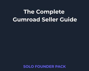 La guía completa para vendedores de Gumroad | Guía experta en PDF | Descarga instantánea