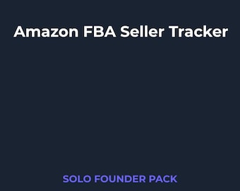 Rastreador de vendedores de Amazon FBA | Planificador digital en PDF | Descarga instantánea imprimible