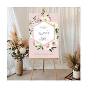 Baby Shower Welcome Sign