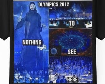 Olympics 2012 Meme Graphic T-Shirt | Nothing to See Here