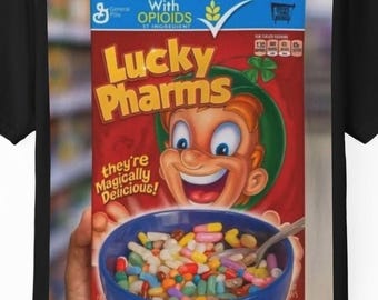 Lucky Charms Cereal Box Tee | T-Shirt