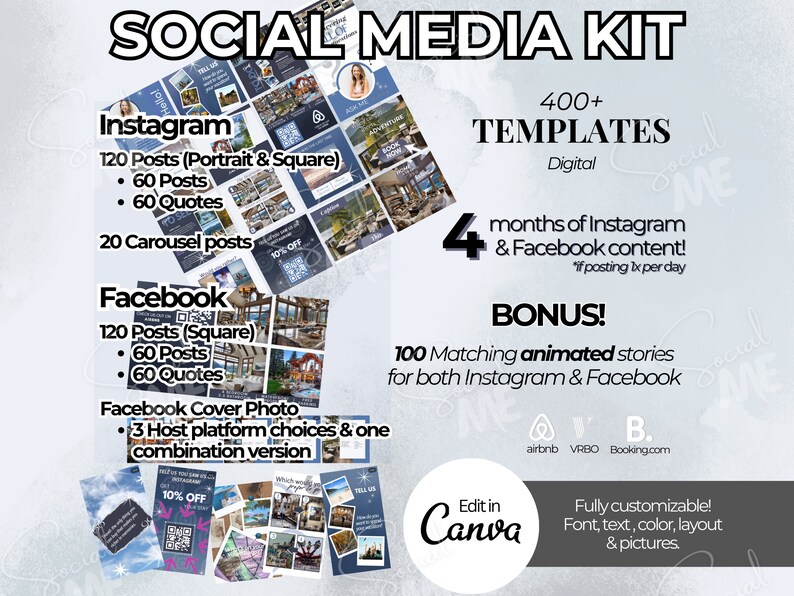 Airbnb Host Template Bundle: Welcome Book, Checklists, Signs (digital ...
