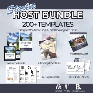Airbnb Welcome Book Template Cleaning Checklist Templates Short Term Rental Editable Sign Bundle Vrbo Vacation Rental Property Management