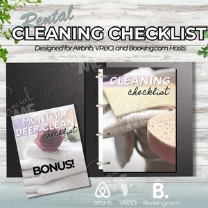 Airbnb Cleaning Checklists Short Term Rental Editable Cleaning Schedule Template Vacation Rental Checklist Templates and Property Management