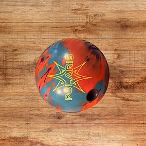 16 lbs Ebonite Polaris Bowling Ball Multicolor Heavy Oil Used High-Performance Bowling Gear for Serious Bowlers Enhance Your Game Today!