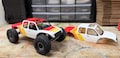 NO PAINT Iron Man Style Terrova Tacoma body for King Snake Chassis