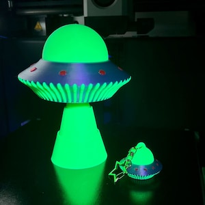 UFO Spaceship Fidget Keychain