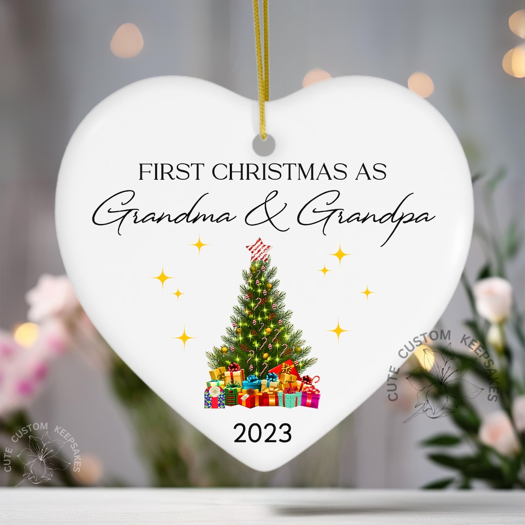 Grandparents First Christmas Ornament Grandma & Grandpa Ornament