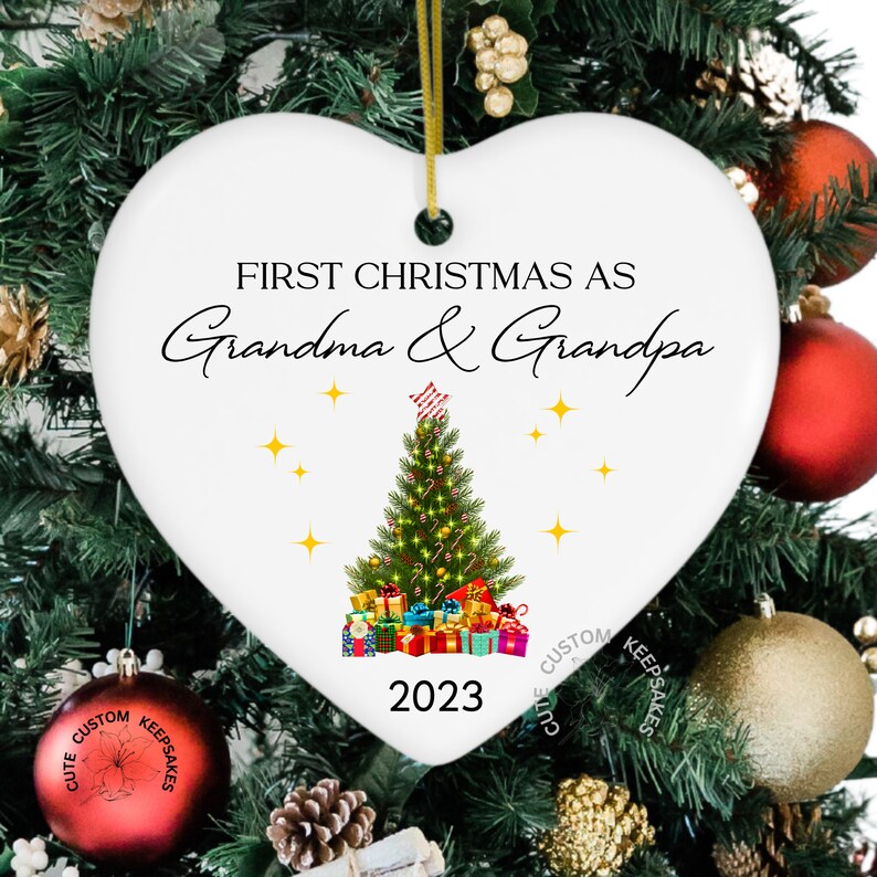 Grandparents First Christmas Ornament Grandma & Grandpa Ornament
