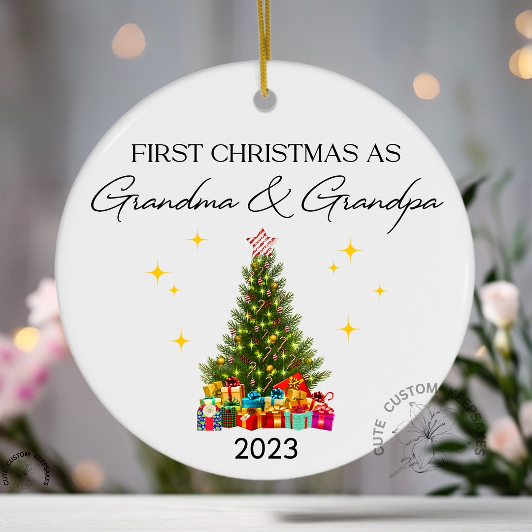 Grandparents First Christmas Ornament Grandma & Grandpa Ornament