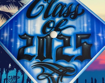 Airbrush Grad caps / Toppers
