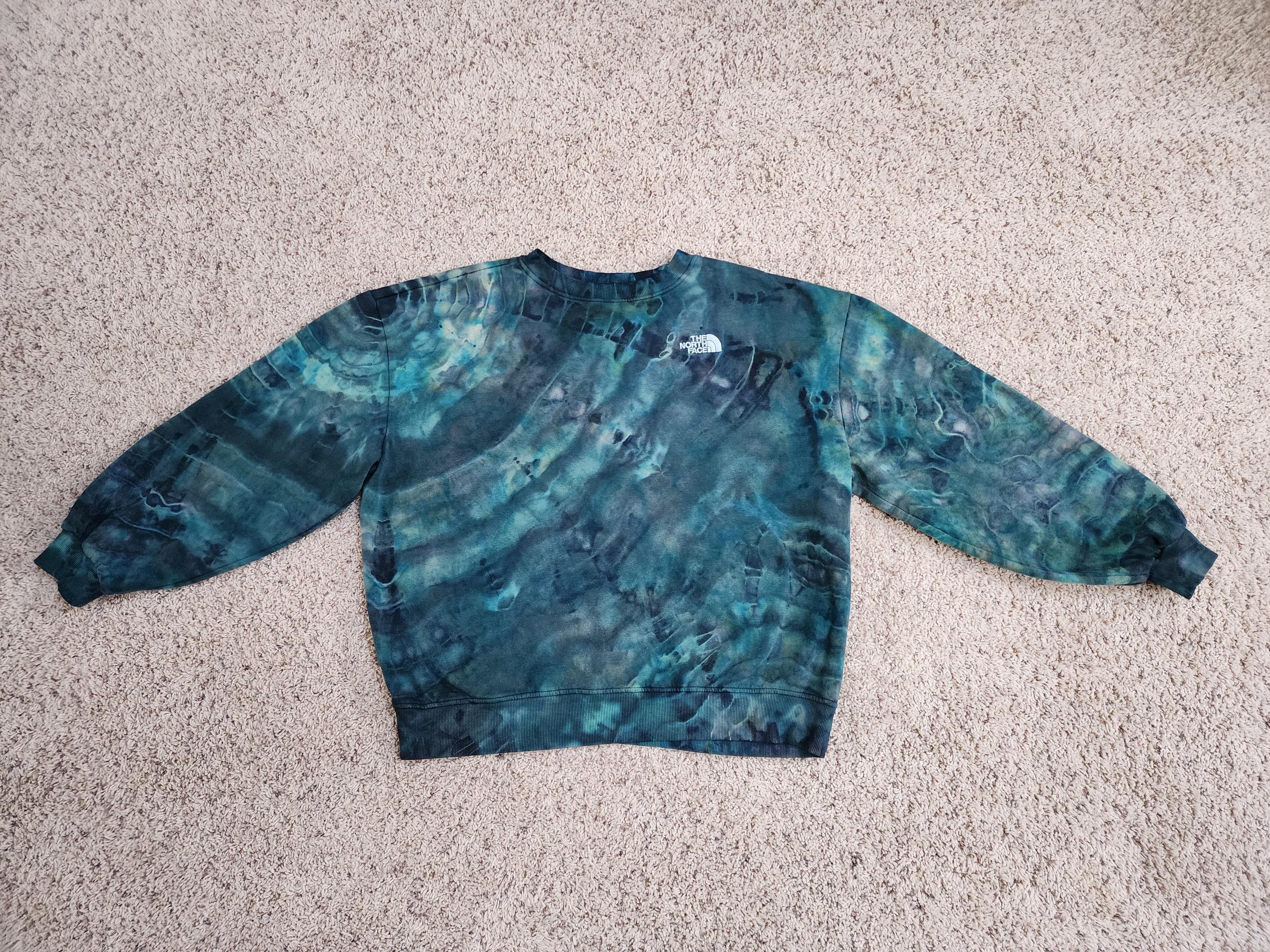 Tie dye north face hoodie sale