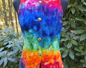 Rainbow vest size S