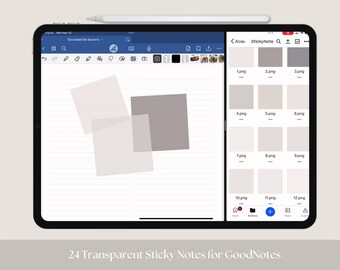 TRANSPARENT STICKY NOTES