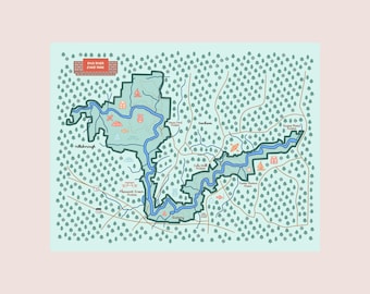 Eno River State Park Illustrated Map